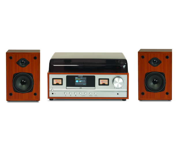 Denver Retro wieża stereo Denver MRD-52 z gramofonem light wood - 1535097 - zdjęcie 3